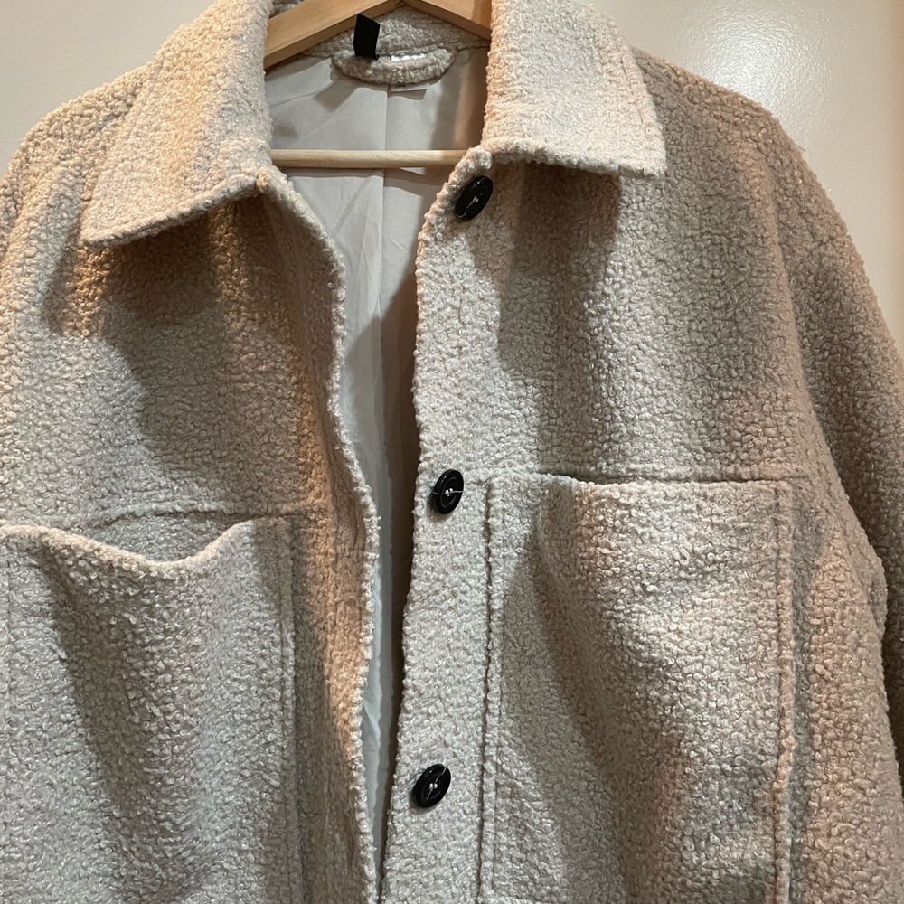 Shearling, teddy jacket from H&M